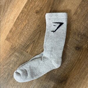 Gymshark Light Gray Athletic Sock
